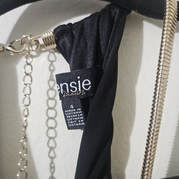 Kensie Draped Snake Chain Halter Dress - Picture 7 of 8